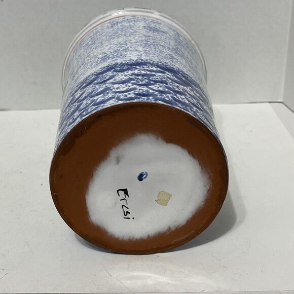 Mesa Intl. Fish Trout Wine Holder Kitchen Utensil Carafe Art Pottery 8” Signed - Picture 6 of 6